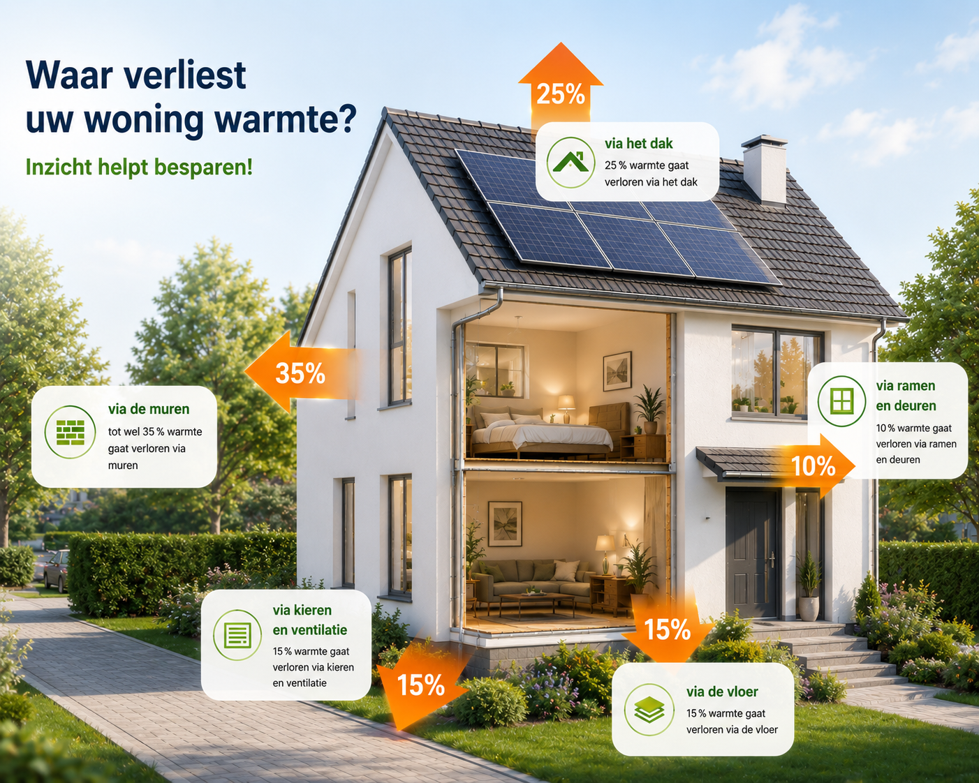 Warmteverlies woning